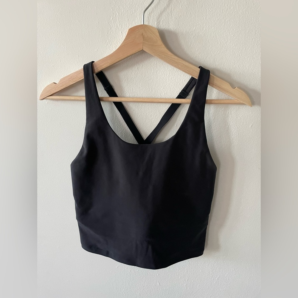 Old Navy Powersoft black workout top size M